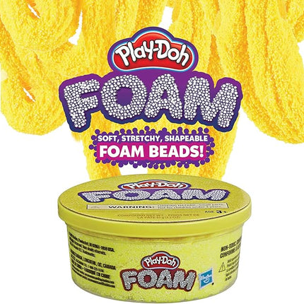 Play-Doh Foam Yellow Single Can of Non-Toxic Modeling Foam for Kids 3 Years & Up