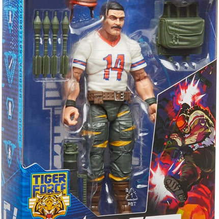 G.I. Joe Classified Series Figure, 6" Figure with Accessories - Tiger Force David L. Bazooka Katzenbogen - F4756 - Hasbro
