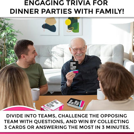 QUOKKA Trivia Card Game with 500 Questions in Science – Trivia Games for Adults, Teens, and Families – Trivia Cards with Answers – Great Board Games Trivia for Family Party and Game Night