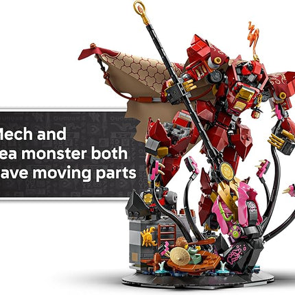 LEGO NINJAGO The Fire Knight Mech Building Set - Model Kit with Kai Minifigure from Legends Monstrosity - Teen Room Decor - Gift for Teenage Boys and Girls, Ages 14+ - 71846