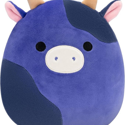 Squishmallows Original 8-Inch Ingred Purple and Black Spotted Cow - Official Jazwares Plush (Little)