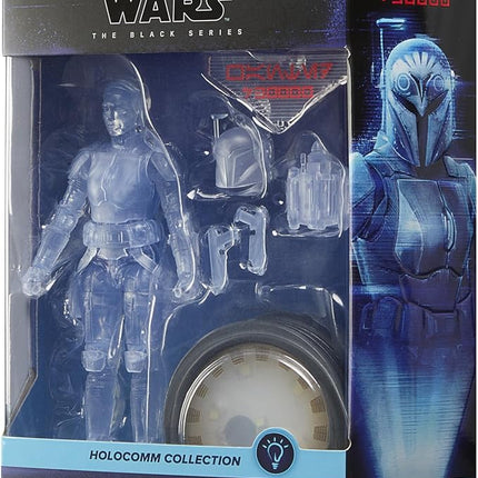 Star Wars The Black Series, Holocomm Collection Bo-Katan Kryze Collectible Action Figure with Holographic Disco That Lights Up