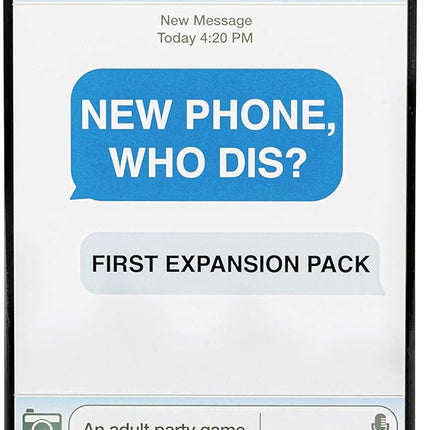 New Phone, Who Dis? Expansion Pack by Relatable, Designed to Add to New Phone, Who Dis? Core Games, The Viral Card Game for Adults, Great for Party Games, Includes 45 Inbox Cards and 135 Reply Cards
