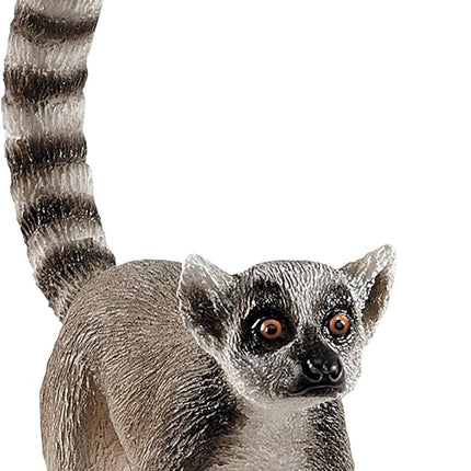 Schleich Wild Life, Animal Figurine, Animal Toys for Boys and Girls 3-8 Years Old, Ring-Tailed Lemur
