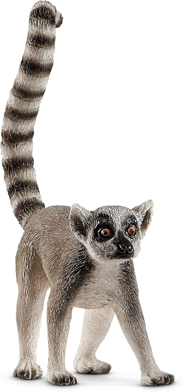 Schleich Wild Life, Animal Figurine, Animal Toys for Boys and Girls 3-8 Years Old, Ring-Tailed Lemur
