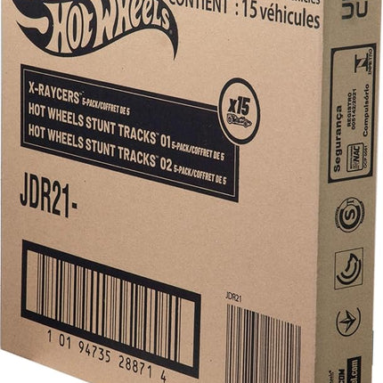 Hot Wheels Toy Cars or Trucks 5-Pack Bundle, 3 Themed Sets of 5 1:64 Scale Vehicles, 15 Total Vehicles for Kids & Collectors (Styles May Vary) (Amazon Exclusive)