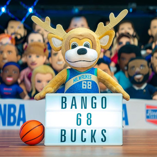 Bleacher Creatures Milwaukee Bucks Bango 10" NBA Mascot Plush Figure - A Mascot for Play Or Display