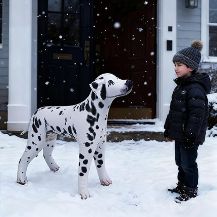 Jet Creations 39" L Inflatable Dalmatian Dog Black White Animal Puppy Pet Figure for Decor Play Thanksgiving Christmas WinterParty Birthday VBS Photo Prop, Gift for Boys Girls Kids, 1pc