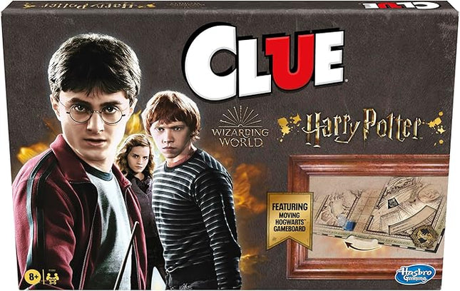 Hasbro Gaming Clue: Wizarding World Harry Potter Edition Board Game | Family Games for Kids, Teens, and Adults | Mystery Games | Ages 8 and Up | 3 to 5 Players