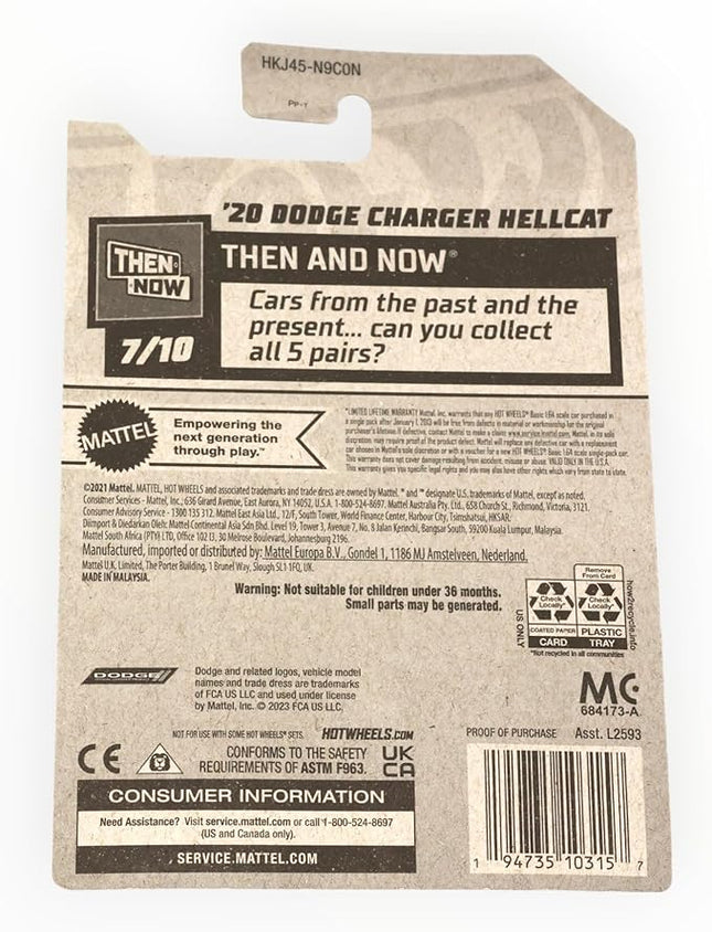 Hot Wheels- 20 Dodge Charger Hellcat -7/10 OR 231/250