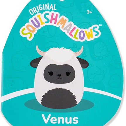 Squishmallows Original 12in Venus The Blacknose Sheep with Fuzzy Black Belly – Official Jazwares Plush (Medium-Sized)