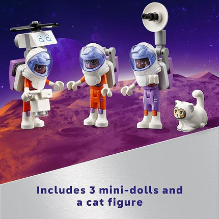 LEGO Friends Mars Space Base and Rocket Set, Science Toy for Pretend Play with 3 Mini-Dolls and Spaceship Toy, Gift for Girls, Boys and Kids Ages 8 and Up who Love Tech and Outer Space Toys, 42605