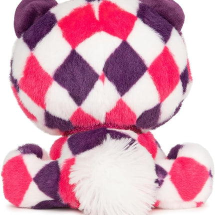 GUND P.Lushes Designer Fashion Pets Quinn O’Bearci Teddy Bear Premium Stuffed Animal, Pink/Purple, 6”