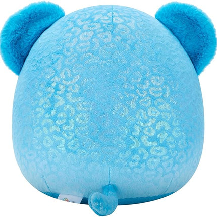 Squishmallows Original 8in Sarge The Blue Jaguar with Iridescent Spots – Official Jazwares Plush (Little)