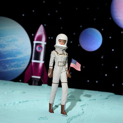 Barbie Miss Astronaut Doll Collectible with Silver Suit, Space Boots & Helmet Accessory, 1965 Vintage Repro (Amazon Exclusive)