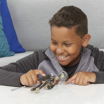 STAR WARS Mission Fleet Expedition Class The Mandalorian The Child Battle for The Bounty 2.5-Inch-Scale Figures and Vehicle, Kids Ages 4 and Up