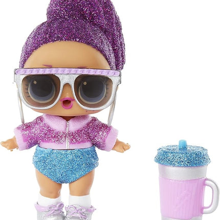 L.O.L. Surprise! Winter Chill Hangout Spaces Furniture Playset with Bling Queen Doll, 10+ Surprises with Accessories, for LOL Dollhouse Play - Toy for Kids, Gift for Girls Boys Ages 4 5 6 7+ Years Old