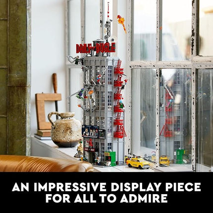 LEGO Marvel Spider-Man Daily Bugle Building Sets for Adults - Display as Office or Bookshelf Decor - Gifts for Men & Women Fans - 25 Minifigures - 76178