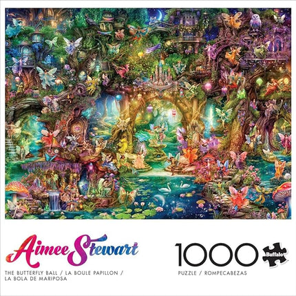 Buffalo Games - Aimee Stewart - The Butterfly Ball - 1000 Piece Jigsaw Puzzle for Adults -Challenging Puzzle Perfect for Game Nights - Finished Size is 26.75 x 19.75