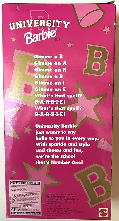 Barbie University of Texas Cheerleader Doll