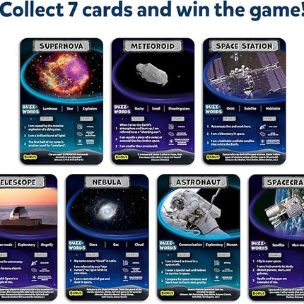 Skillmatics Guess in 10 NASA Space, Perfect for Boys, Girls, Kids & Families Who Love Card Games, Educational Toys, Travel Games, Gifts for Ages 8, 9, 10 and Up