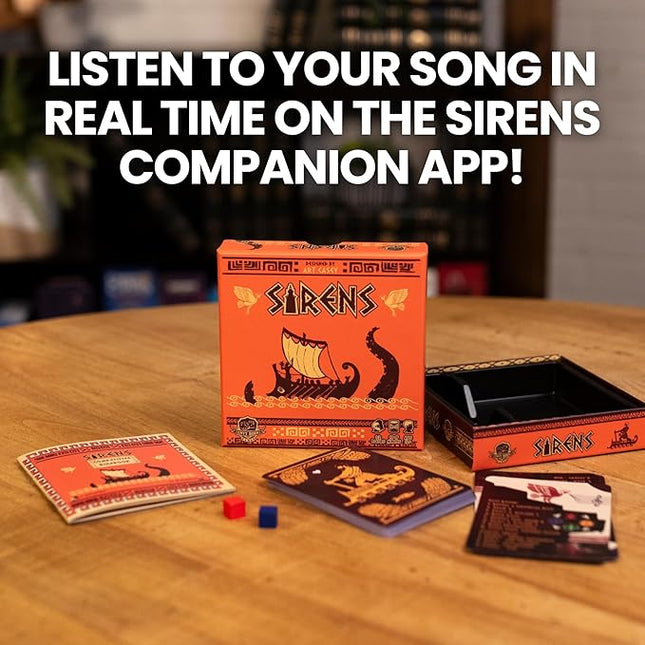 Sirens | Greek Mythology Travel Board | Strategic Musical Card Drafting for 1–2 Players, Ages 12+ | Easy to Learn for Family Night | Tiny Series
