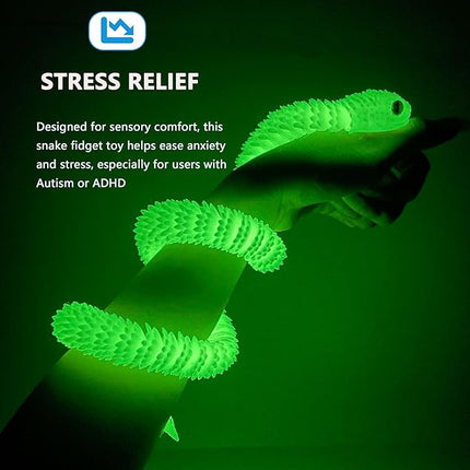 24in 3D Printed Snake Toys, Flexible 3D Printed Animal, Fidget ADHD Snake Toys, Perfect Desk Pet for Animal Collectors, Halloween Decor, Christmas Toy 2025