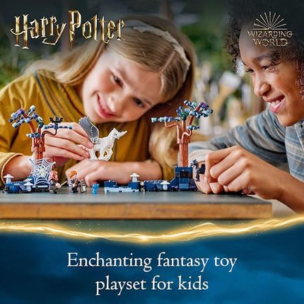LEGO Harry Potter Forbidden Forest: Magical Creatures, Glow in The Dark Toy for Kids with Buckbeak and Thestral Fantasy Animal Figures, Harry Potter Gift Idea for Girls and Boys Ages 8 and Up, 76432