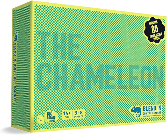 The Chameleon: Award-Winning Bluffing Board Game for Family, Adults & Friends | Includes 80 Extra Secret Words | Who is The Imposter?