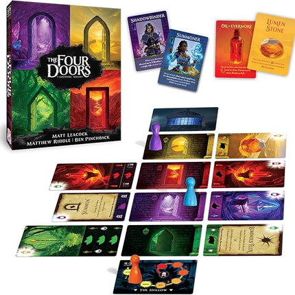 Happy Camper - The Four Doors | Thrilling Cooperative Game by Matt Leacock | Great for Travel and Solo Play