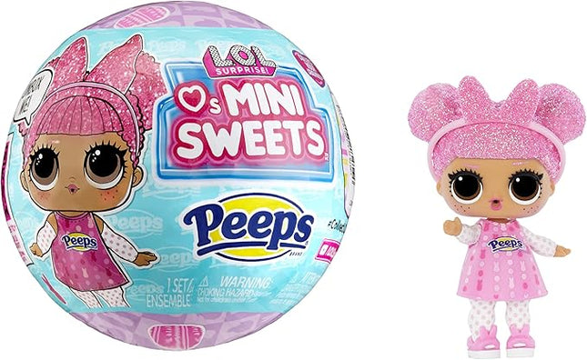 L.O.L. Surprise! LOL Surprise Loves Mini Sweets Peeps - Cute Bunny with Collectible Doll, 7 Surprises, Spring Theme, Peeps Limited Edition Doll- Great Gift for Girls Age 4+