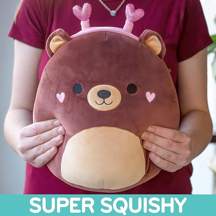 Squishmallows 10" Lover Besties Hearts 3-Squish 2025 Value Pack Set - Get Three Jumbo Official Jazwares 10" Plush for Less - Collectible Soft Squishy Stuffed Animal Toy Gift Set for Kids, Girls & Boys