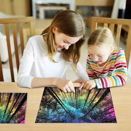 300 Pieces Puzzles for Adults | Aurora Forest Jigsaw Puzzles | Large 300 Piece Puzzle for Children Adults Seniors | Sturdy,Safe | Engaging & Educational Toys Great Gift for Boys Girls 20.5 x 15 in