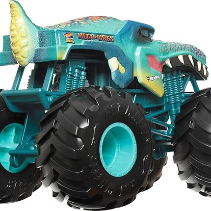 Hot Wheels Monster Trucks, Oversized Monster Truck, 1:24 Scale Die-Cast Toy Truck with Giant Wheels and Cool Designs