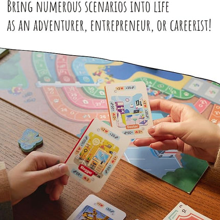 What if…? Choose The Life of Your Dreams | Family Board Game | Board Game for Kids and Parents | Adventure Board Game | Ages 8+ | for 2 to 4 Players | Average Playtime 30-60 Minutes