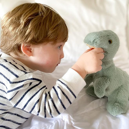 MON AMI Tiny The T-Rex Dino Stuffed Animal - 14”, Soft & Cuddly Dinosaur Plush, Use as Toy or Nursery Room Décor, Great for Kids of All Ages