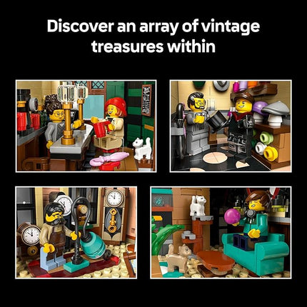 LEGO Icons Tudor Corner Building Set for Adults 18+ - DIY Miniature House Kit - Collectible Mini House Building Set for Men and Women - Crafting Gift for Adults - 10350