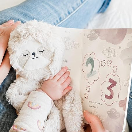Slumberkins Sloth Snuggler & 2 Board Books Complete Set Bundle | Promotes Routines, Relaxation & Coping Skills | Social Emotional Learning Soft Plush Animal (Sloth Snuggler Plush + 2 Board Books)
