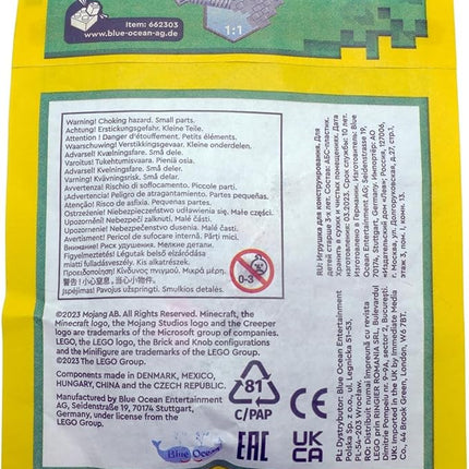 LEGO Minecraft: Adventurer with Drowned and Axolotl Combo Pack - 6+