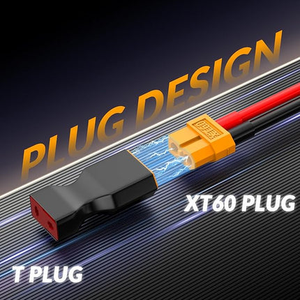 SUPULSE 4S Lipo Battery 14.8V 50C 2200mAh with XT60 Plug T Plug Soft Case Battery for RC Airplane Helicopter RC Boat RC Car Truck(2 Packs)