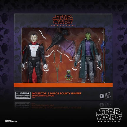 STAR WARS The Black Series Inquisitor & Duros Bounty Hunter, Halloween Edition, Collectible 6 Inch Action Figure 2-Pack (Amazon Exclusive)