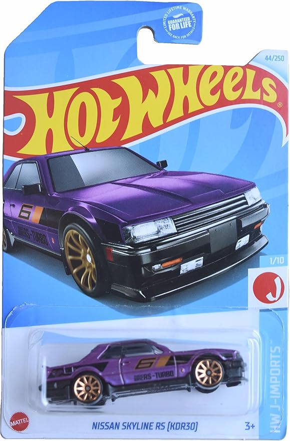 Mattel Hot Wheels Nissan Skyline RS, HW J-Imports 1/10 [Purple] 44/250