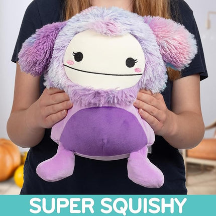Squishmallows Original 10-Inch Eden The Purple Bigfoot - Official Jazwares Plush - Collectible Soft & Squishy Big Foot Stuffed Animal Toy - Add to Your Squad - Gift for Kids, Girls & Boys