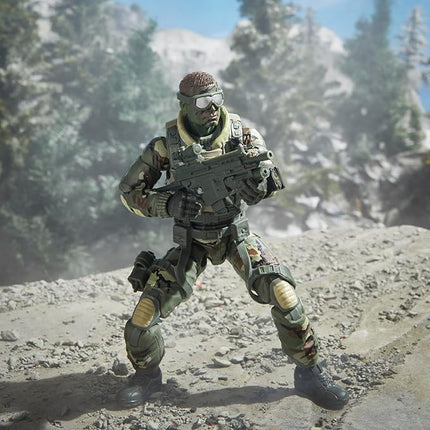 G.I. Joe Classified Series 60th Anniversary Action Pilot - Halo (High Altitude Low Opening) Jumper, 6 Inch Action Figure with Parachute & 18 Accessories