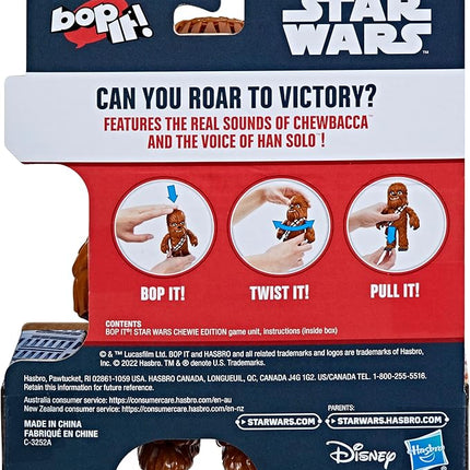 Bop It! Game Star Wars Chewie Edition, Gifts for Kids, Electronic Games for Kids Ages 8 and Up