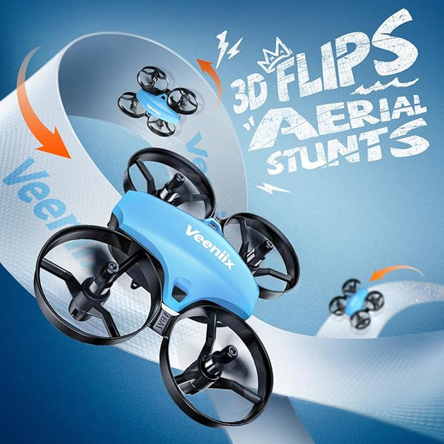 V995 Mini Drones for Kids 8-14+ and Beginners,Indoor RC Quadcopter,Small Helicopter Plane with 3D Flips,360° Rotation,Circle Fly,Auto Hover,Headless Mode and 3 Batteries,Gift for Boys and Girls