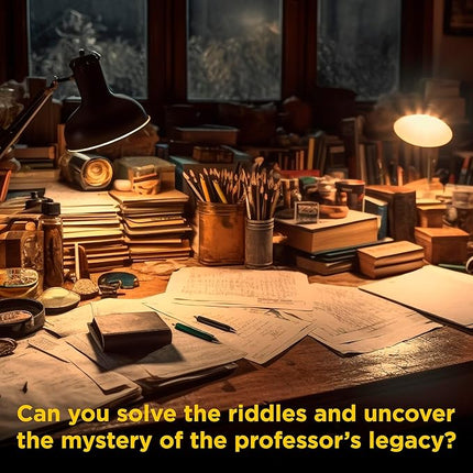 EXIT: The Professor's Last Riddle | Escape Room| Brainteasers | Mystery Solving | Treasure Hunt | Kosmos Game | at-Home Escape Room