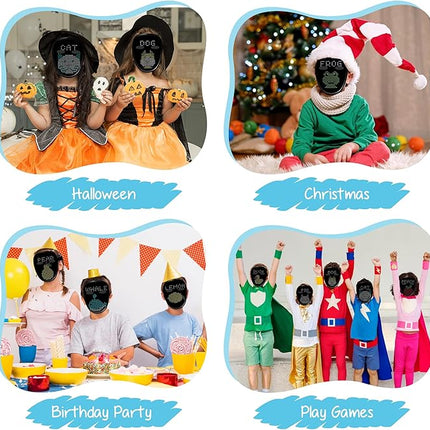 Depointer Life Led Mask with Gesture Sensing,Unisex LED Lighted Face Transforming Mask for Costume Cosplay Party Masquerade