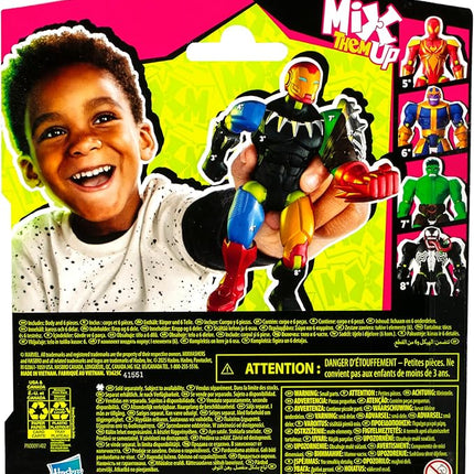 Avengers MixMashers Marvel Iron Man Custom Mix-and-Match Action Figure & Accessories, 5-Inch-Scale (12 cm) Super Hero Toys for Kids Ages 4+