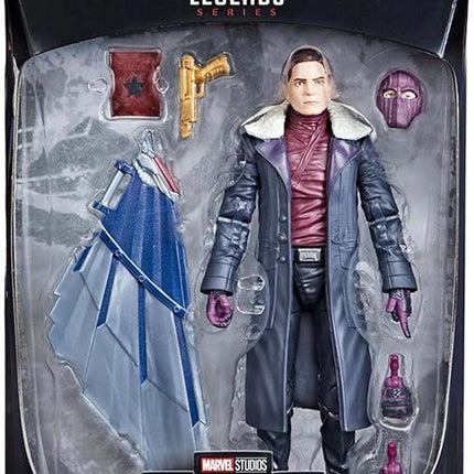 Avengers Hasbro Marvel Legends Series 6-inch Action Figure Toy Baron Zemo, Premium Design and 5 Accessories, for Kids Age 4 and Up , Blue